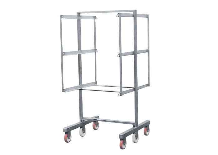 CARRELLI PORTA SALUMI, IN ACCIAIO INOX
