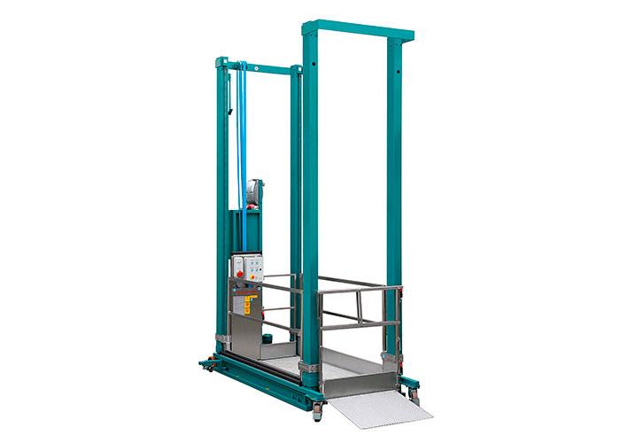 PIATTAFORMA PER MAGAZZINI DI FORMAGGIO “IDRO 4 COLONNE P 12”