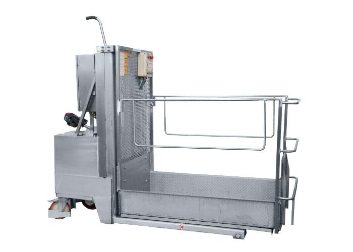 PONTE MOBILE SVILUPPABILE ELETTRICO CON STRUTTURA IN ACCIAIO INOX